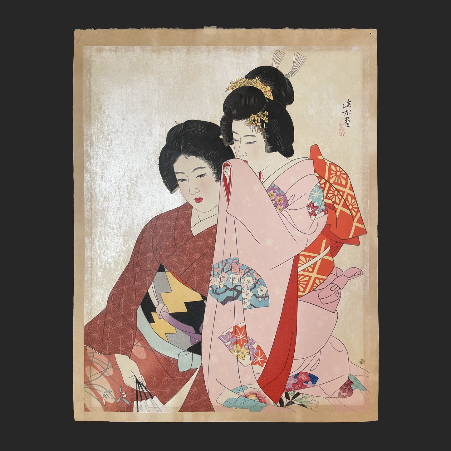 伊東 深水 ITO Shinsui ささやき